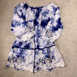 NWOT Tye dye dress. Spring/summer Size med. lined